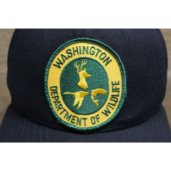 New Era Vintage Pro Model Snapback Hat Size Medium-Large Mesh Wildlife Cap - Picture 5 of 12